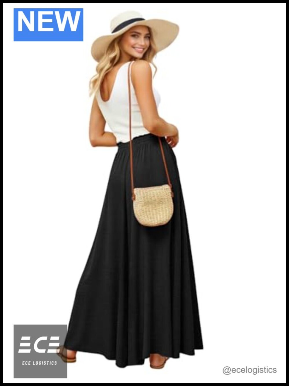 YESNO Women Wide Leg Palazzo Pants Flowy Floral High Waisted Lounge Beach